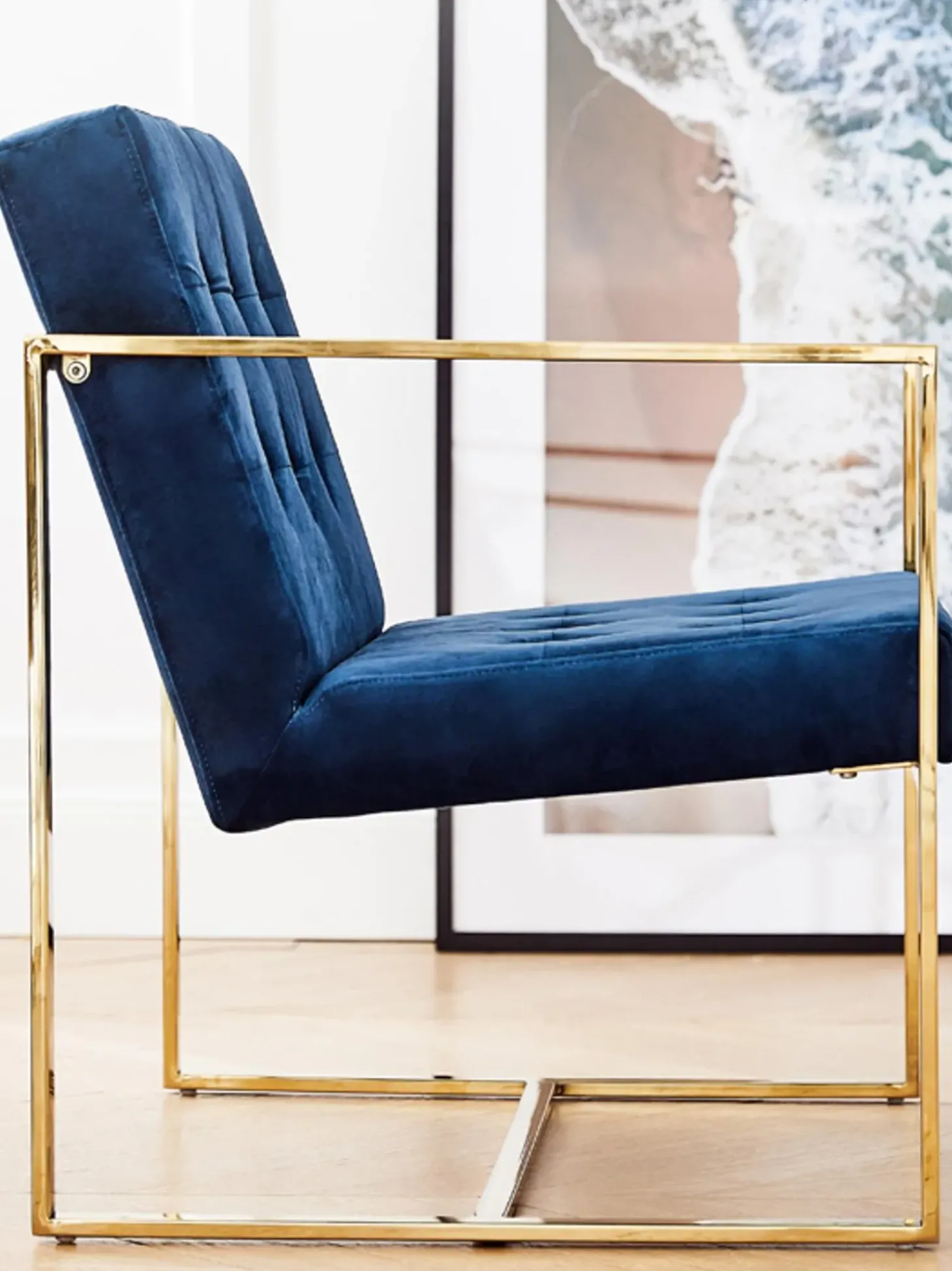 Sillon De Terciopelo Manhattan