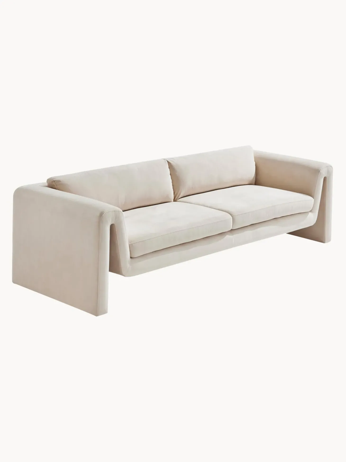 Sillon De Terciopelo Mika (3 Plazas)