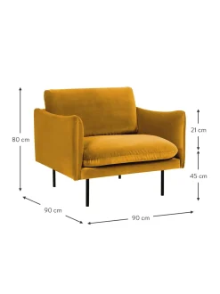 Sillon De Terciopelo Moby