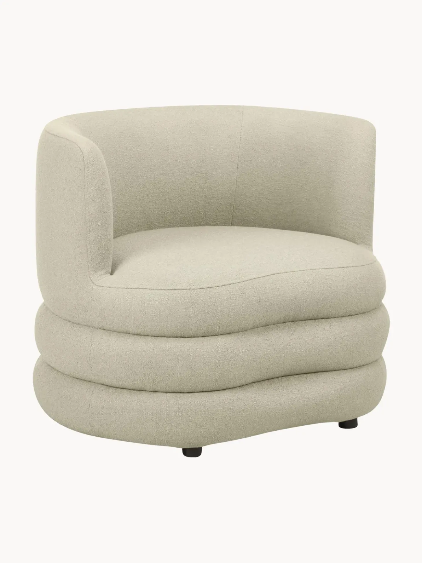 Sillon En Tejido Boucle De Diseno Solomon