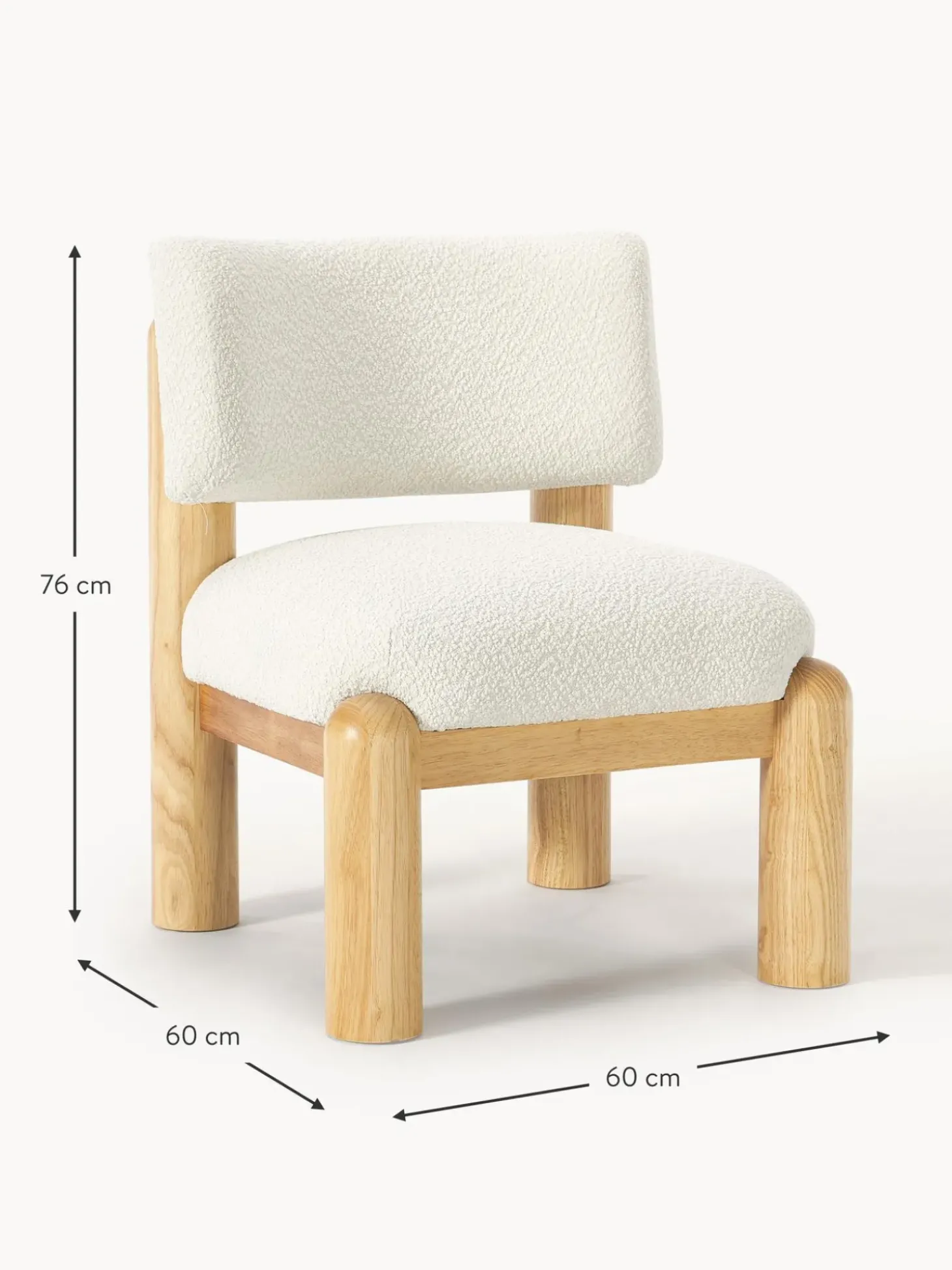 Sillon En Tejido Boucle Dalma