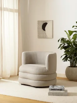 Sillon En Tejido Boucle De Diseno Solomon