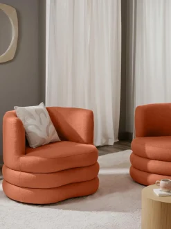 Sillon En Tejido Boucle De Diseno Solomon