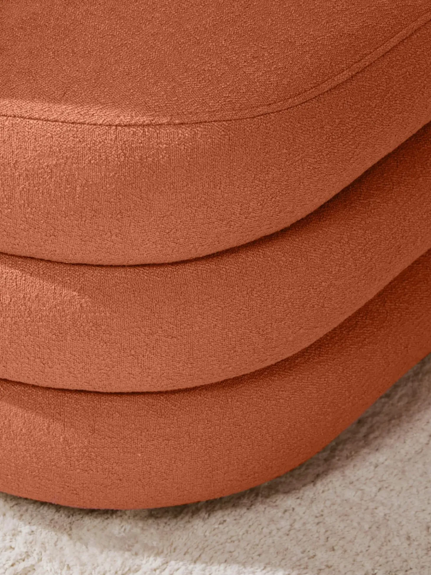 Sillon En Tejido Boucle De Diseno Solomon