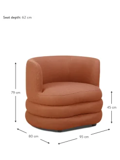 Sillon En Tejido Boucle De Diseno Solomon