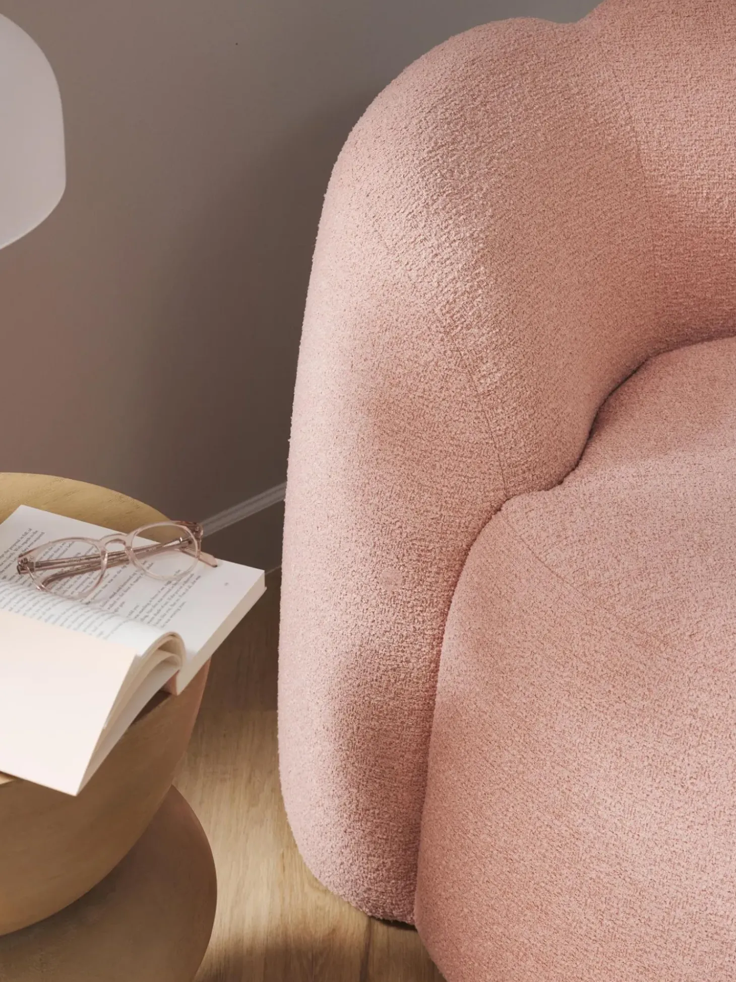 Sillon En Tejido Boucle Fleur