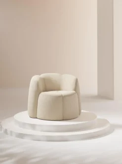 Sillon En Tejido Boucle Fleur