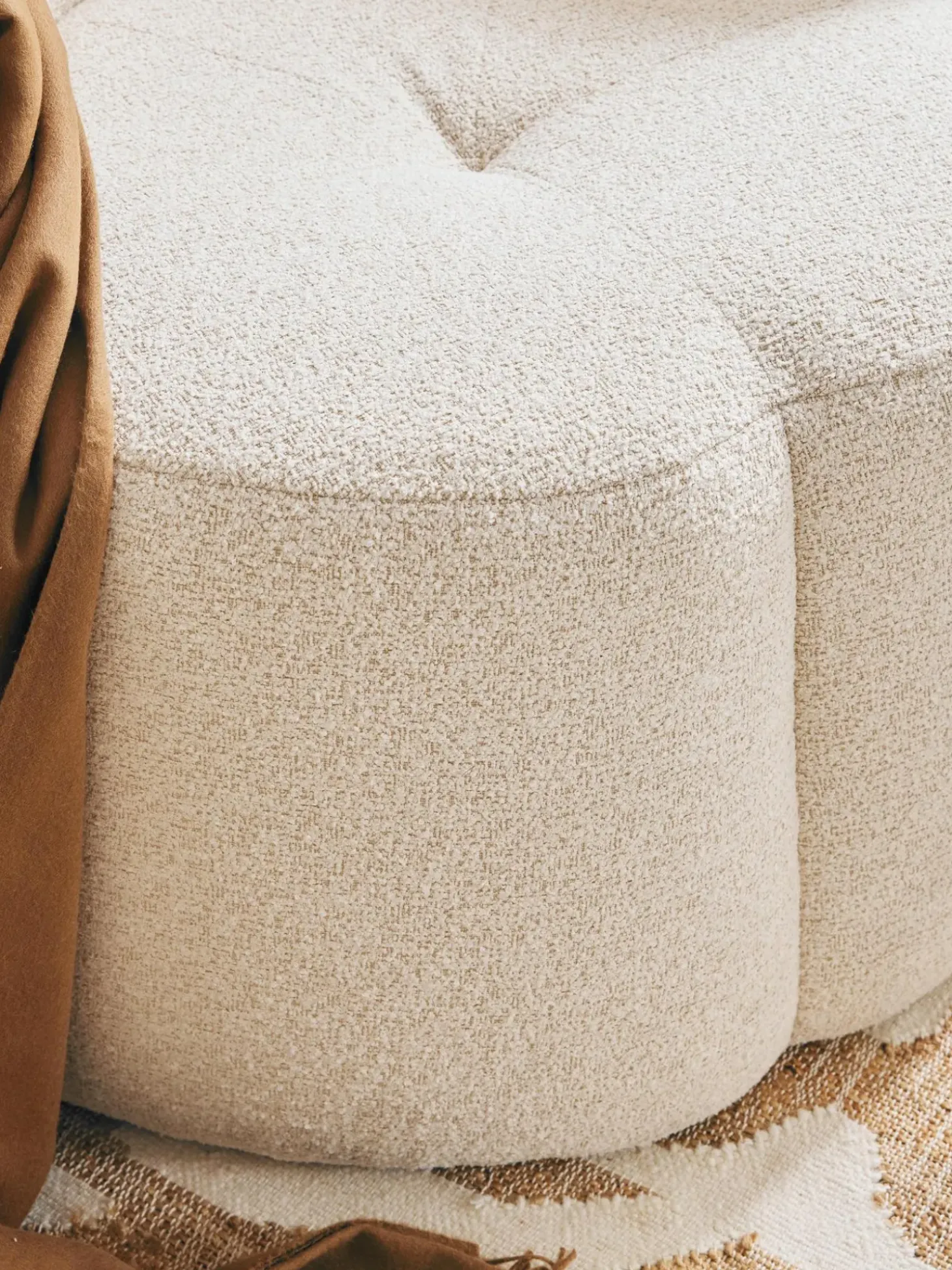 Sillon En Tejido Boucle Fleur