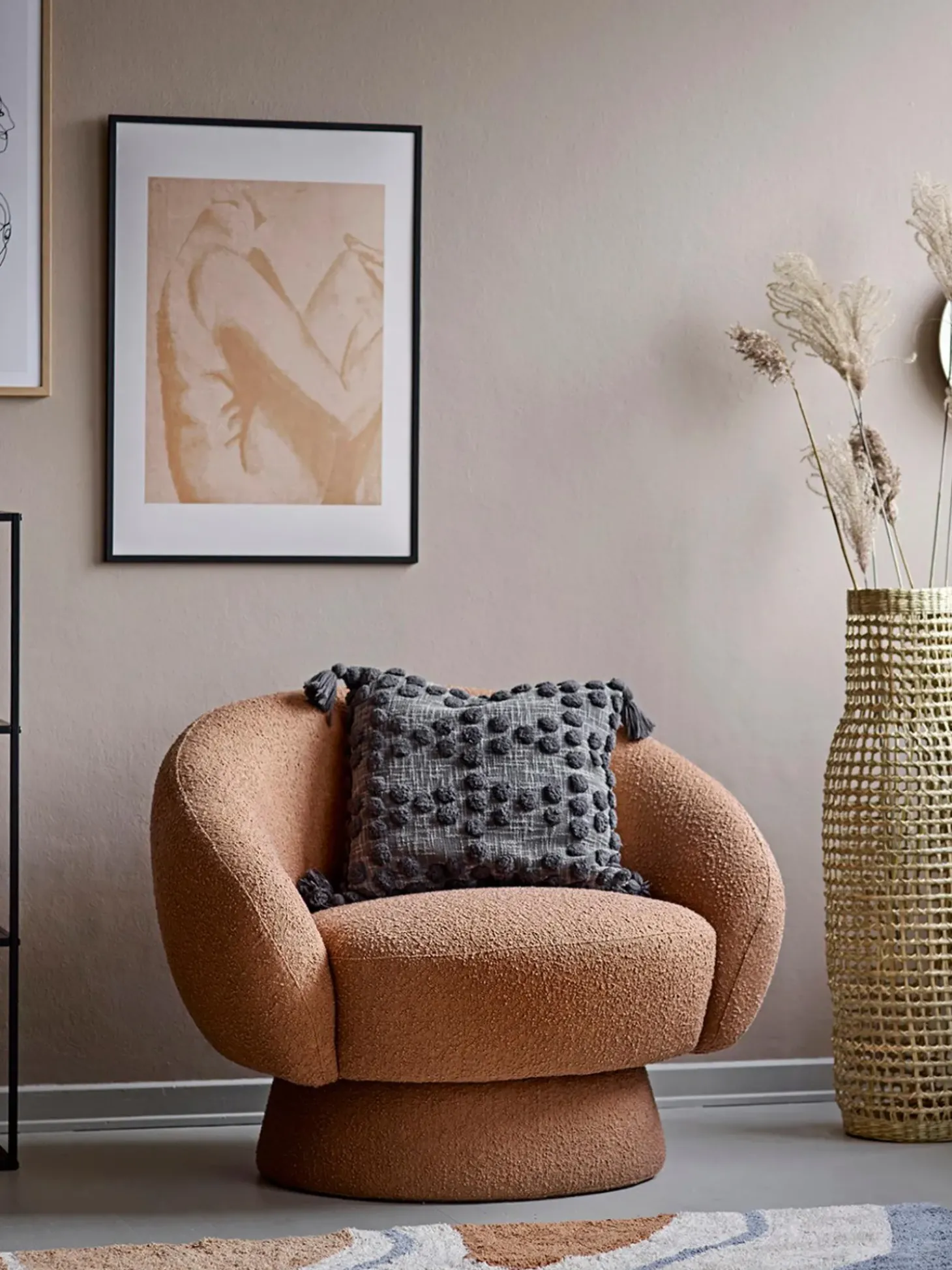 Sillon En Tejido Boucle Ted