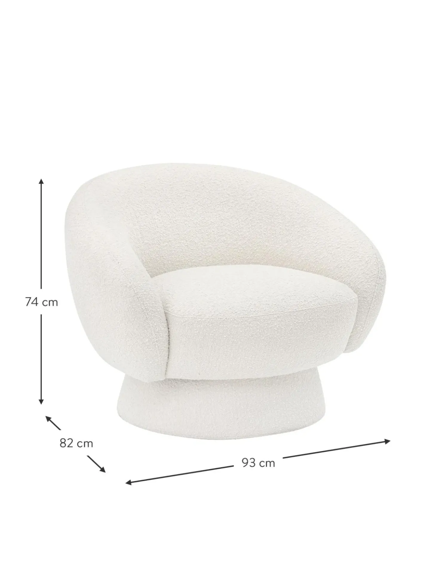 Sillon En Tejido Boucle Ted