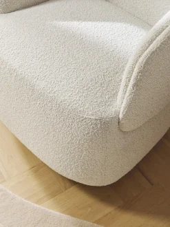 Sillon Giratorio En Tejido Boucle Irene