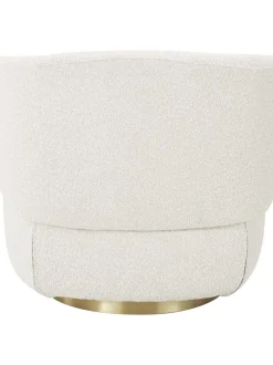 Sillon Giratorio En Tejido Boucle Irene