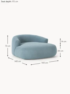 Sillon Lounge En Tejido Boucle Sofia