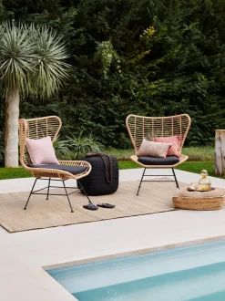 Sillon Orejero De Poliratan Costa