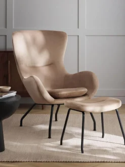 Sillon Orejero De Terciopelo Wing