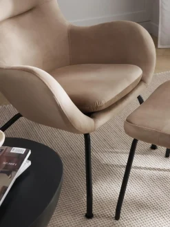 Sillon Orejero De Terciopelo Wing