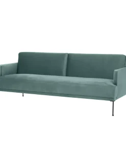 Sofa Cama De Terciopelo Fluente (3 Plazas)