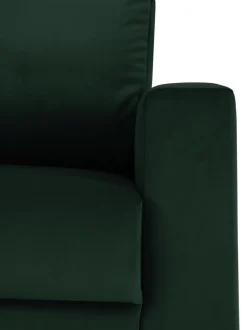 Sofa Cama De Terciopelo Tasha (3 Plazas), Con Espacio De Almacenamiento