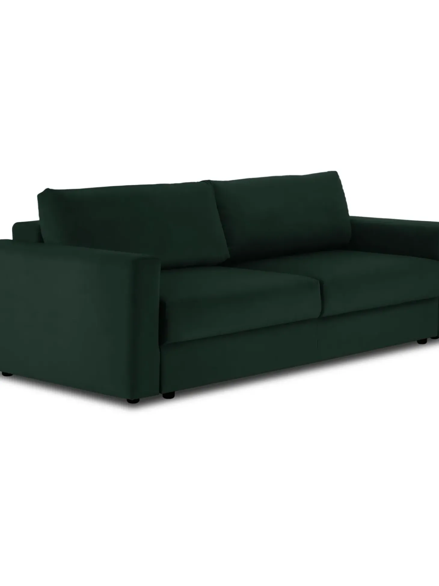 Sofa Cama De Terciopelo Tasha (3 Plazas), Con Espacio De Almacenamiento