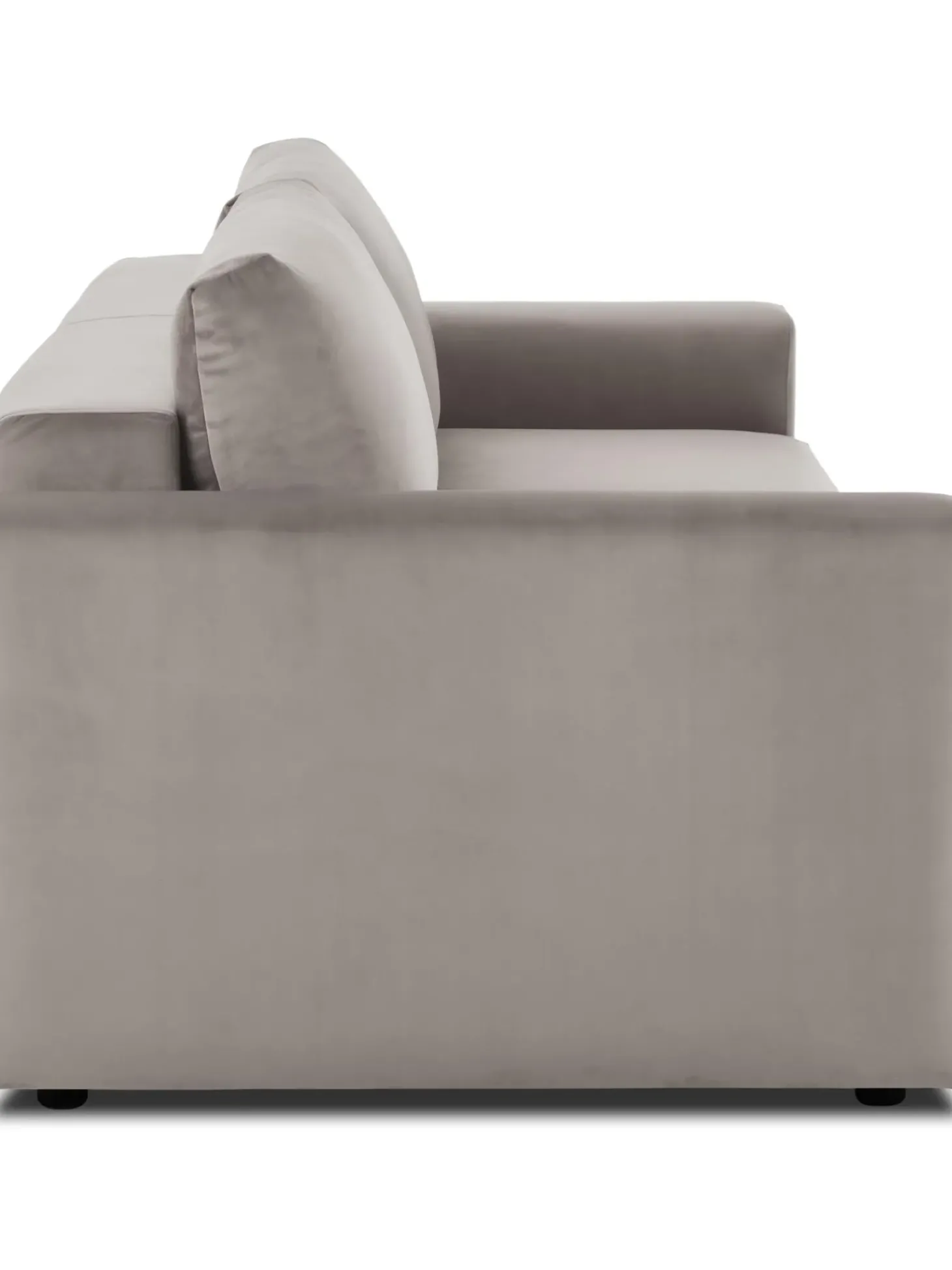 Sofa Cama De Terciopelo Tasha (3 Plazas), Con Espacio De Almacenamiento