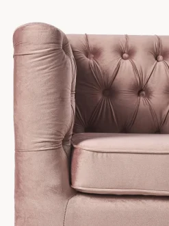 Sofa Chesterfield De Terciopelo Chiara (2 Plazas)
