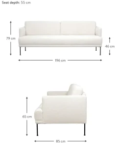 Sofa De Borreguillo Fluente (3 Plazas)