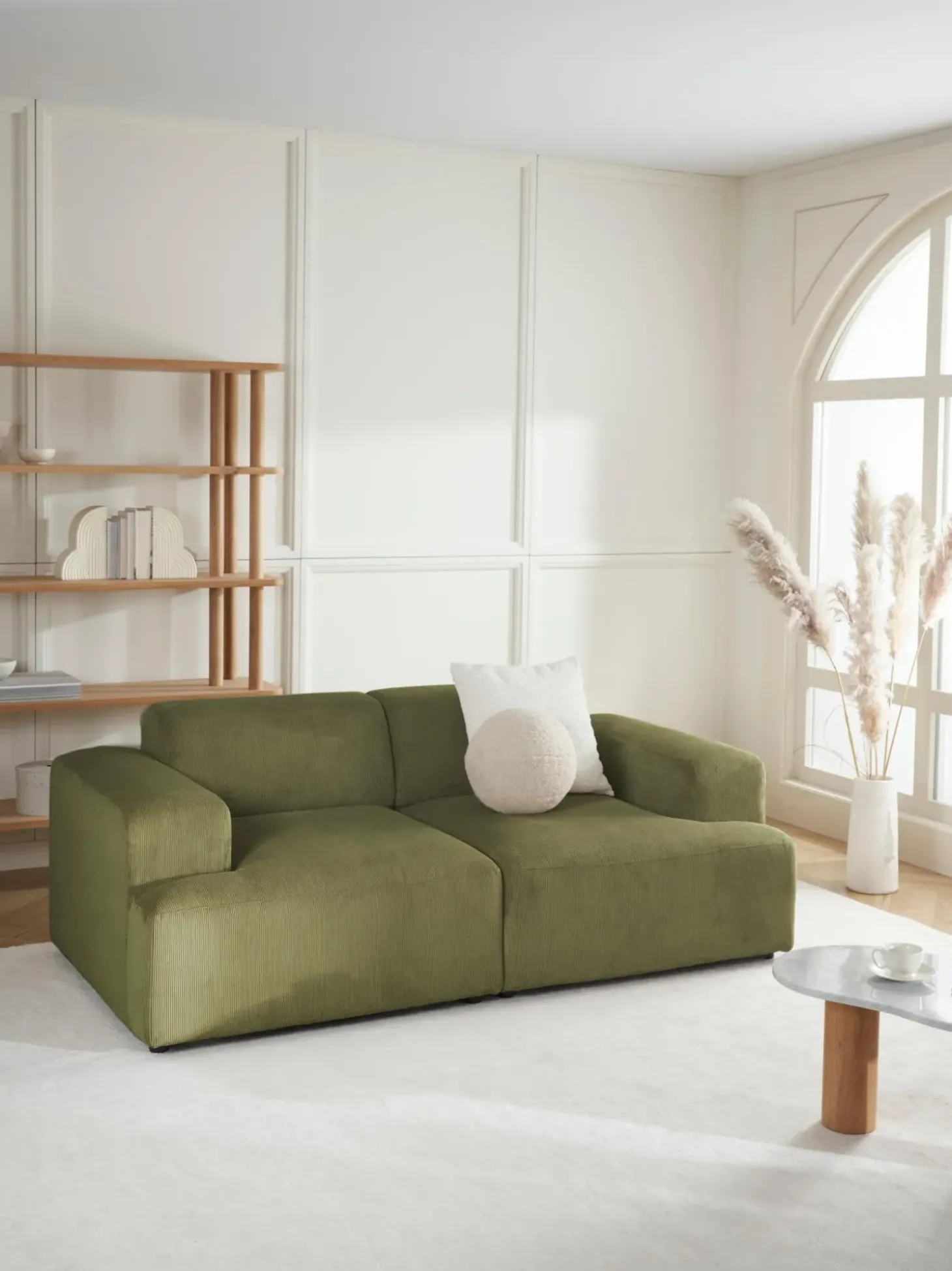 Sofa De Pana Melva (2 Plazas)