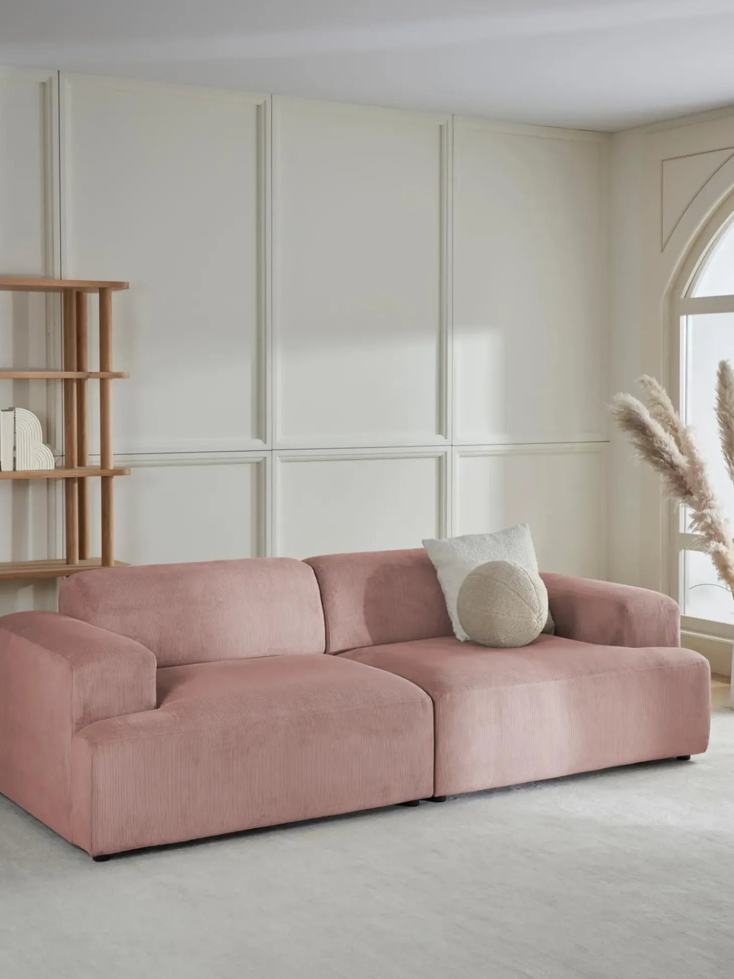 Sofa De Pana Melva (3 Plazas)