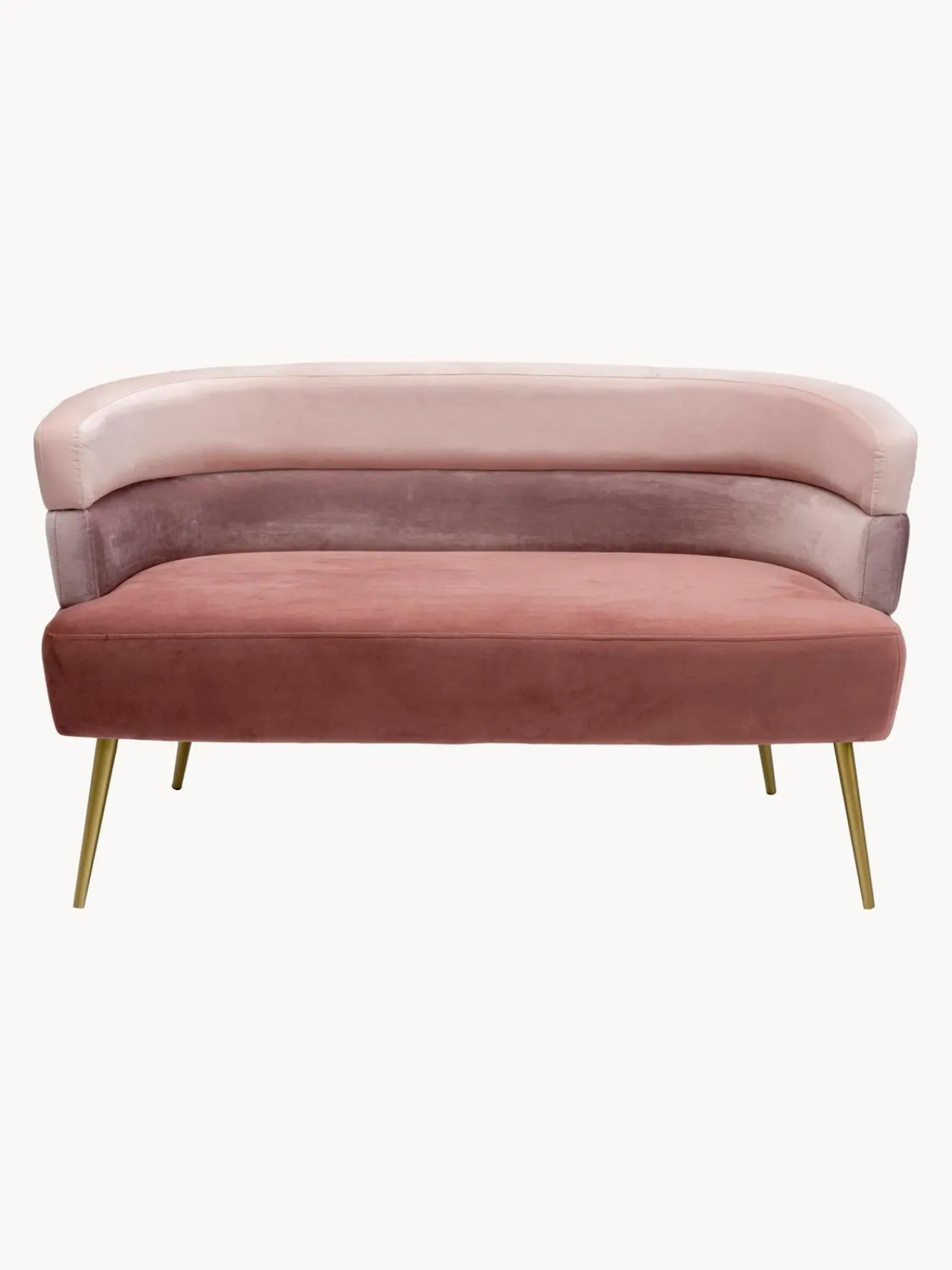 Sofa De Terciopelo En Diseno Retro Sandwich (2 Plazas)