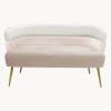 Sofa De Terciopelo En Diseno Retro Sandwich (2 Plazas)