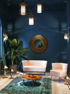 Sofa De Terciopelo En Diseno Retro Sandwich (2 Plazas)