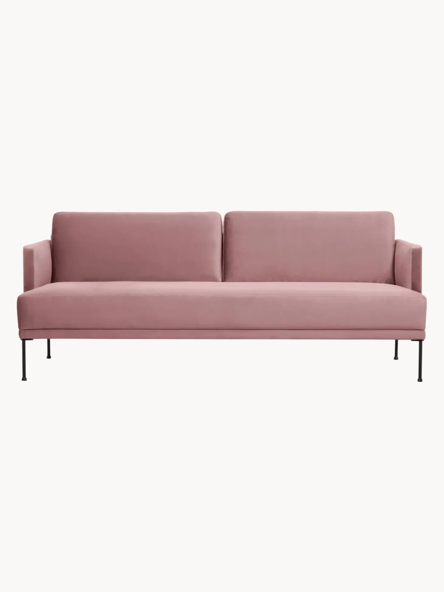 Sofa De Terciopelo Fluente (3 Plazas)