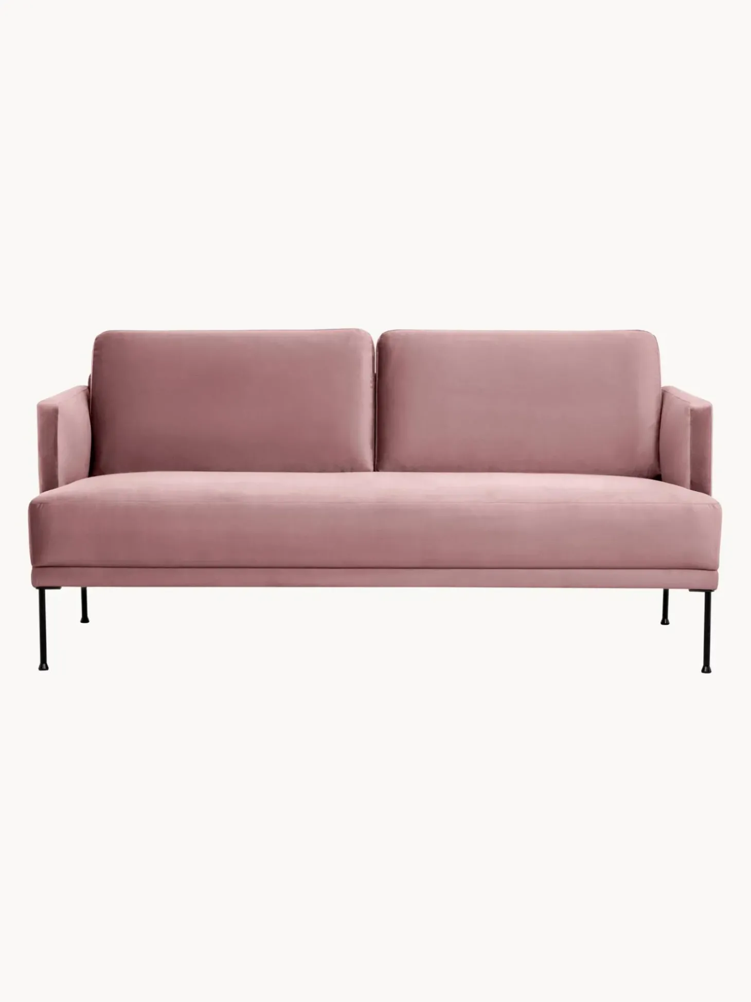 Sofa De Terciopelo Fluente (2 Plazas)