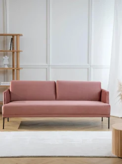 Sofa De Terciopelo Fluente (2 Plazas)