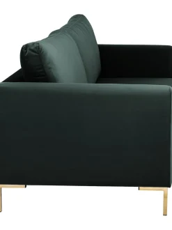 Sofa De Terciopelo Luna (3 Plazas)