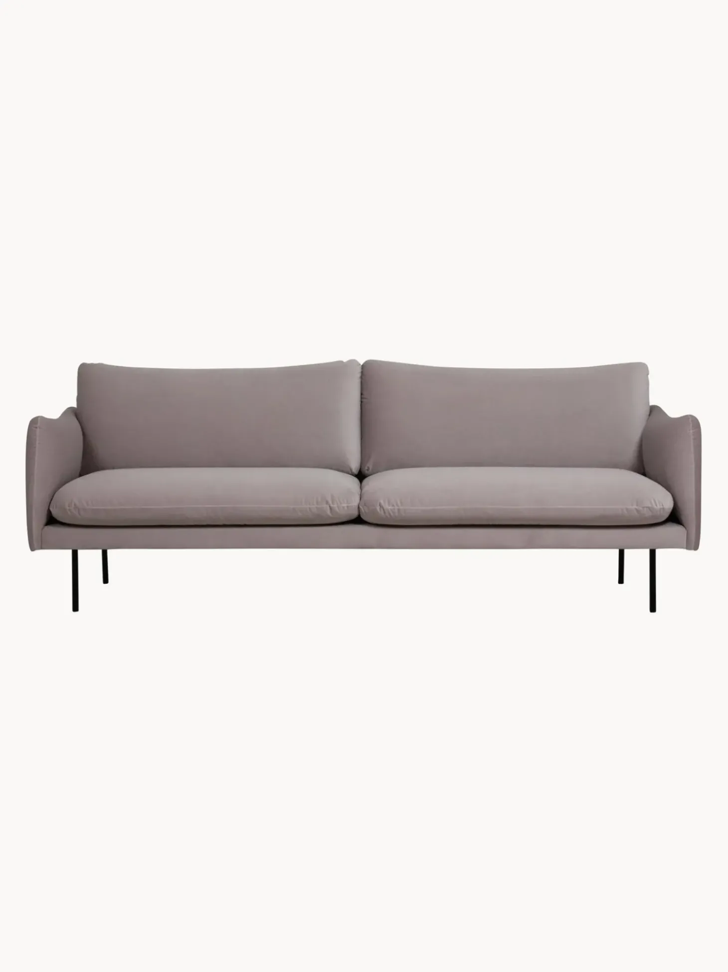 Sofa De Terciopelo Moby (3 Plazas)