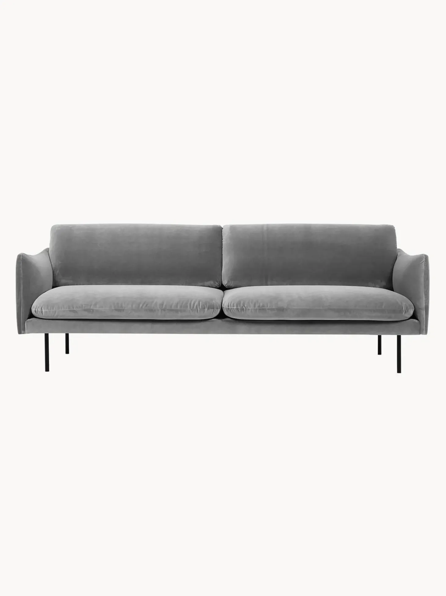Sofa De Terciopelo Moby (3 Plazas)