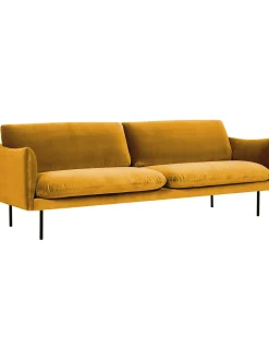 Sofa De Terciopelo Moby (3 Plazas)
