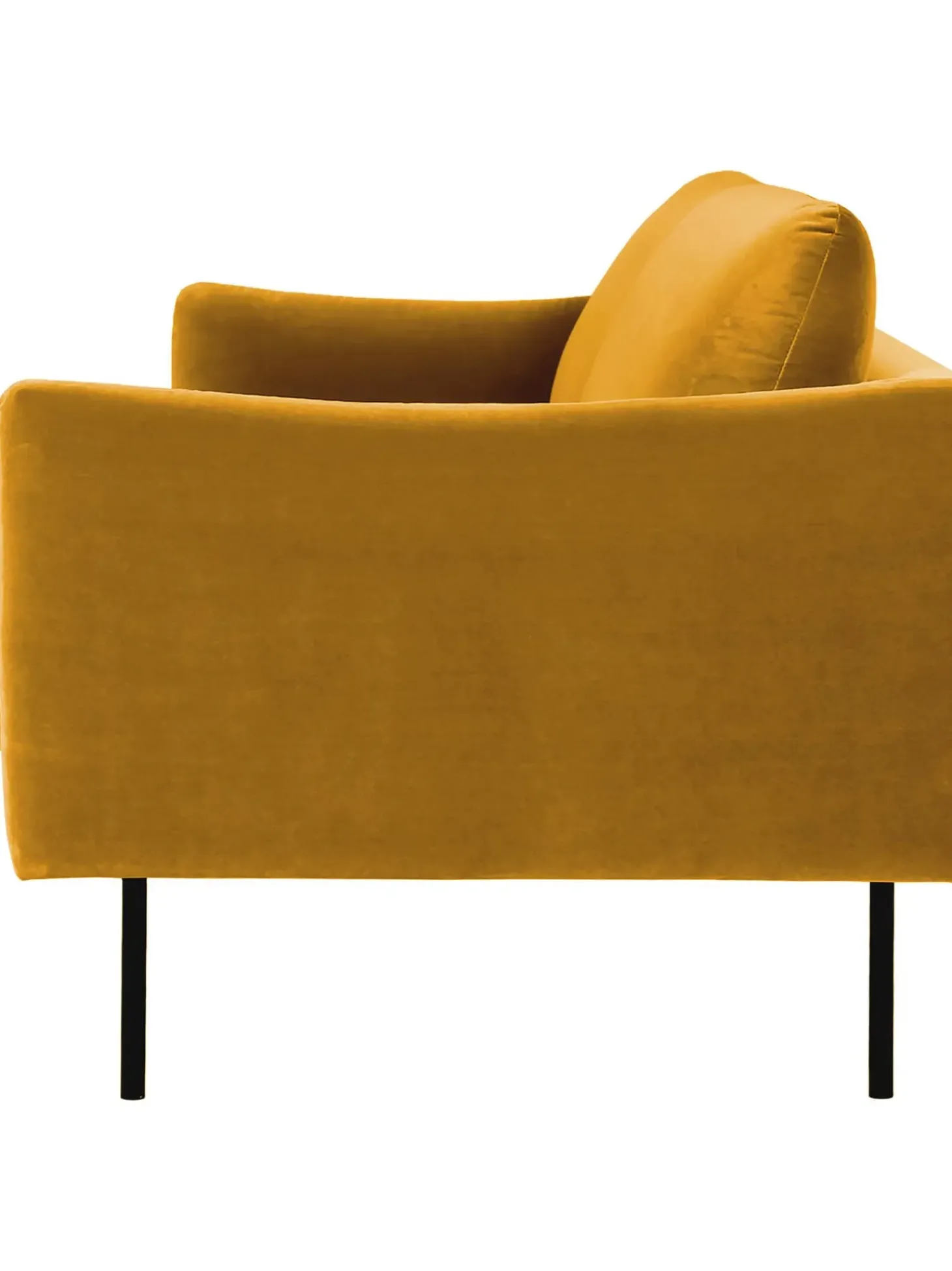 Sofa De Terciopelo Moby (3 Plazas)