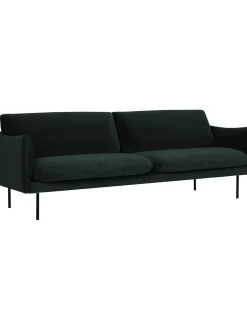 Sofa De Terciopelo Moby (3 Plazas)