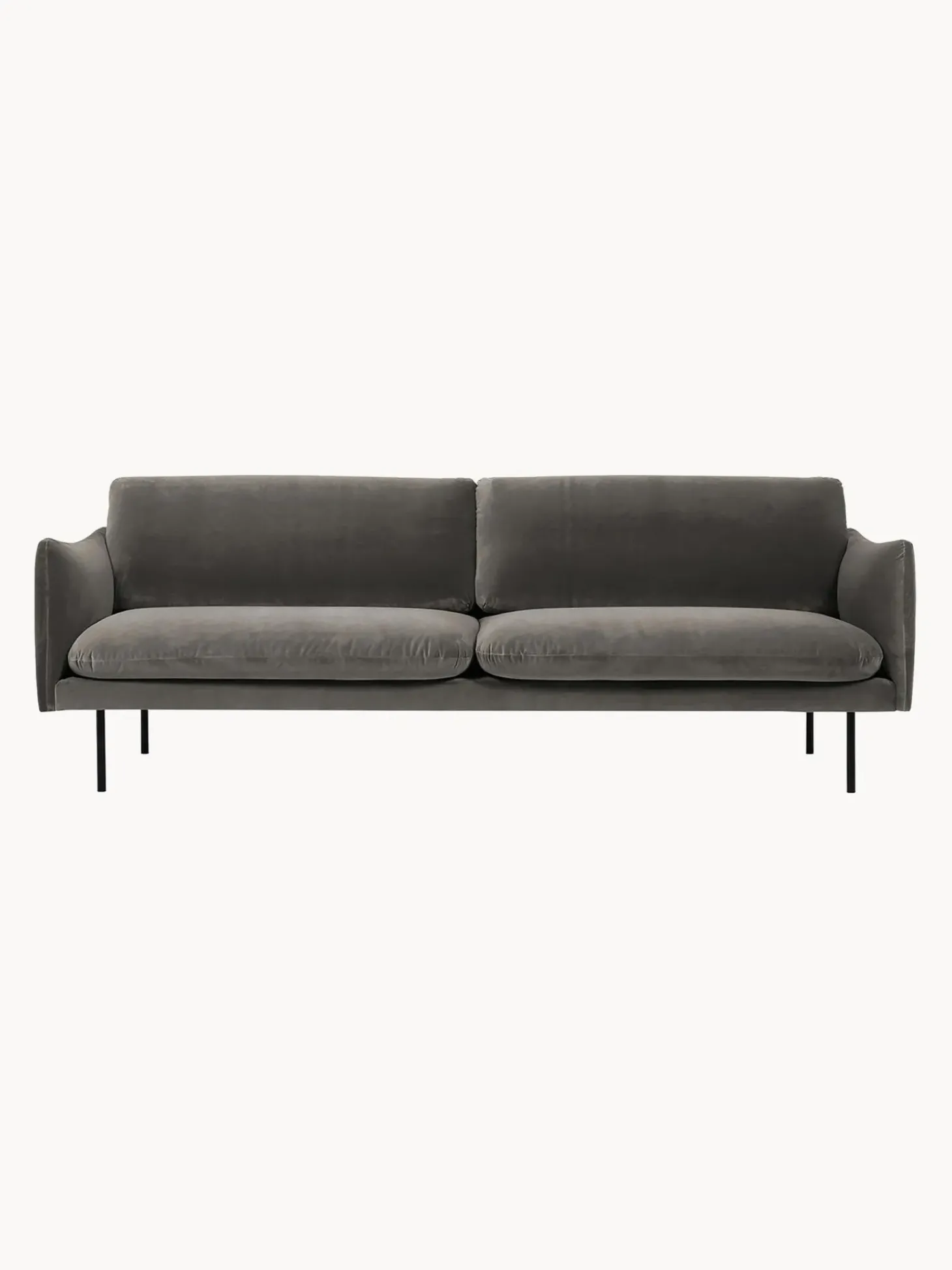 Sofa De Terciopelo Moby (3 Plazas)