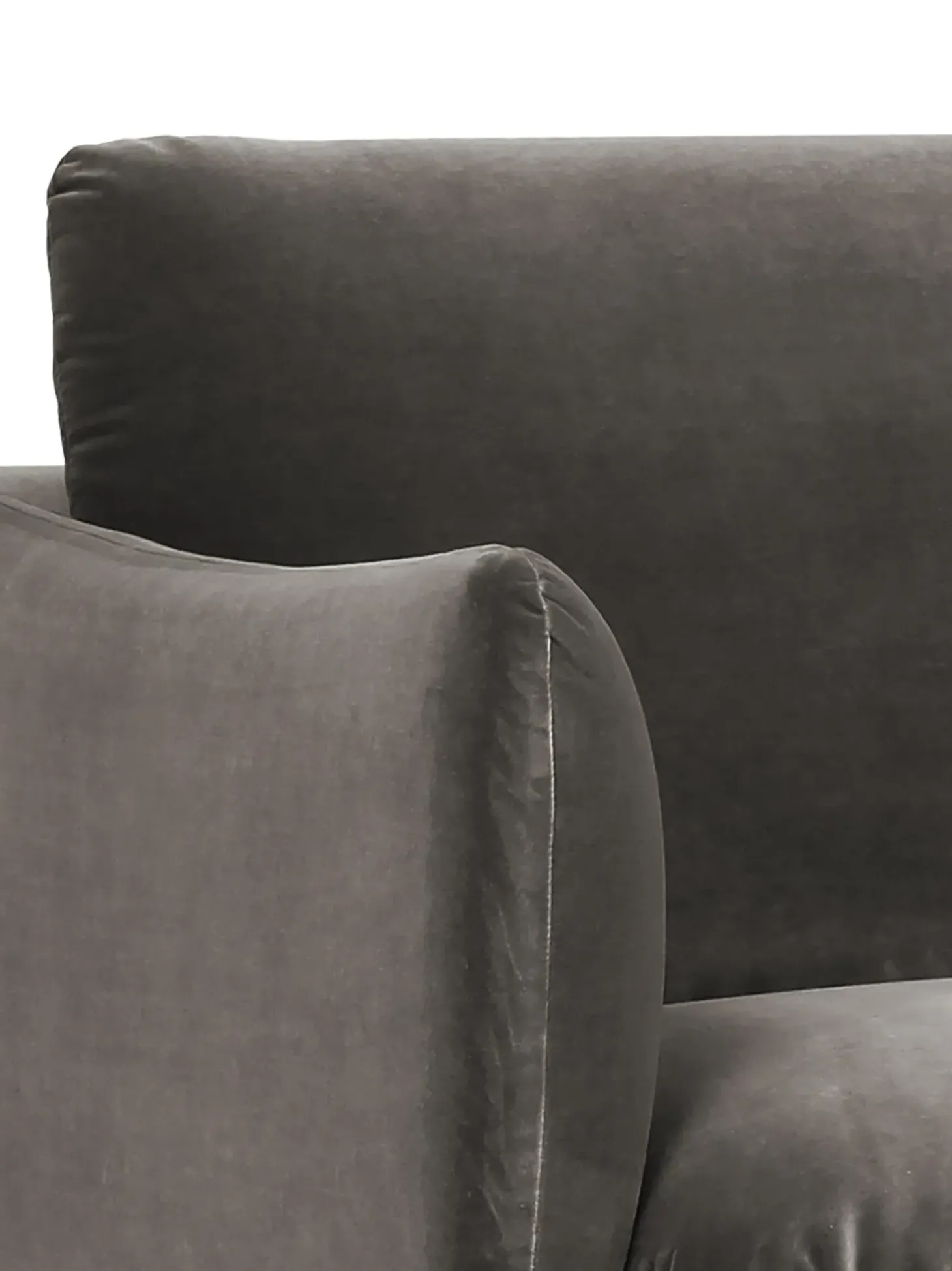 Sofa De Terciopelo Moby (3 Plazas)