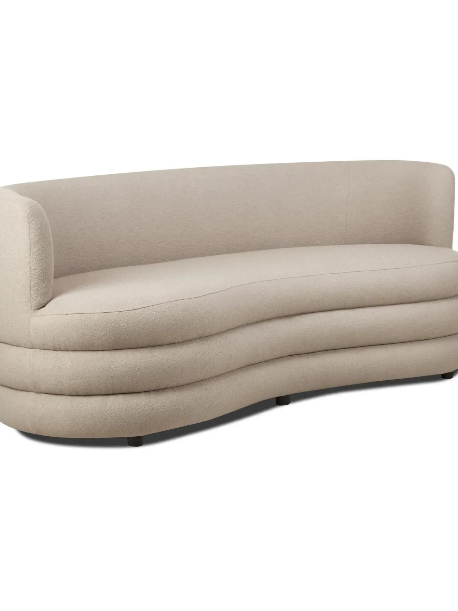 Sofa En Tejido Boucle De Diseno Solomon (3 Plazas)