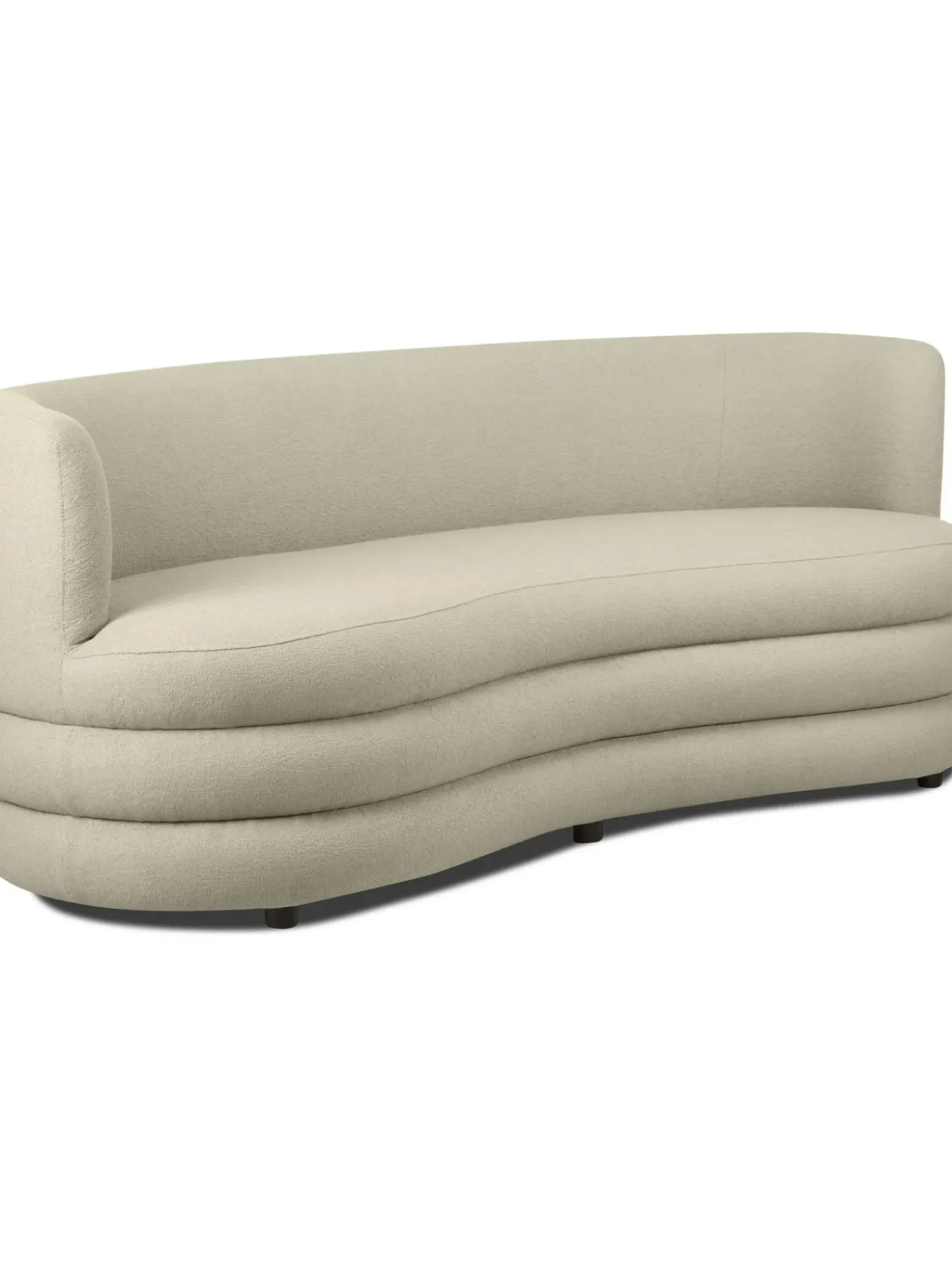 Sofa En Tejido Boucle De Diseno Solomon (3 Plazas)