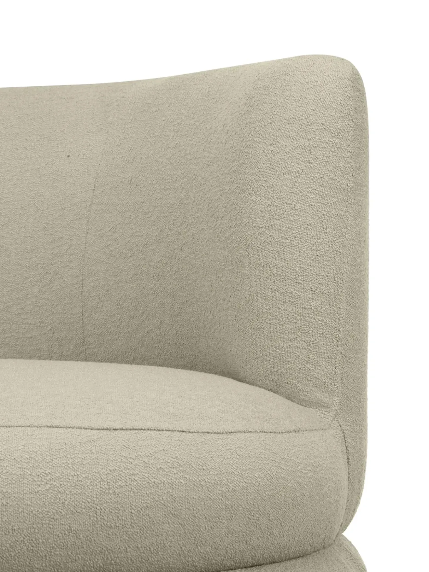 Sofa En Tejido Boucle De Diseno Solomon (3 Plazas)