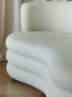 Sofa En Tejido Boucle De Diseno Solomon (3 Plazas)