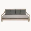 Sofa Grande Para Exterior De Madera Bali (4 Plazas)