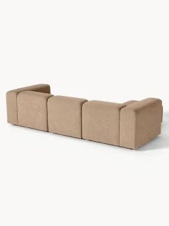 Sofa Modular Boucle Lena (4 Plazas), Con Reposapies