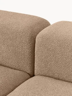 Sofa Modular Boucle Lena (3 Plazas), Con Reposapies