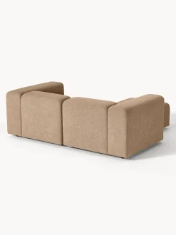 Sofa Modular Boucle Lena (3 Plazas), Con Reposapies